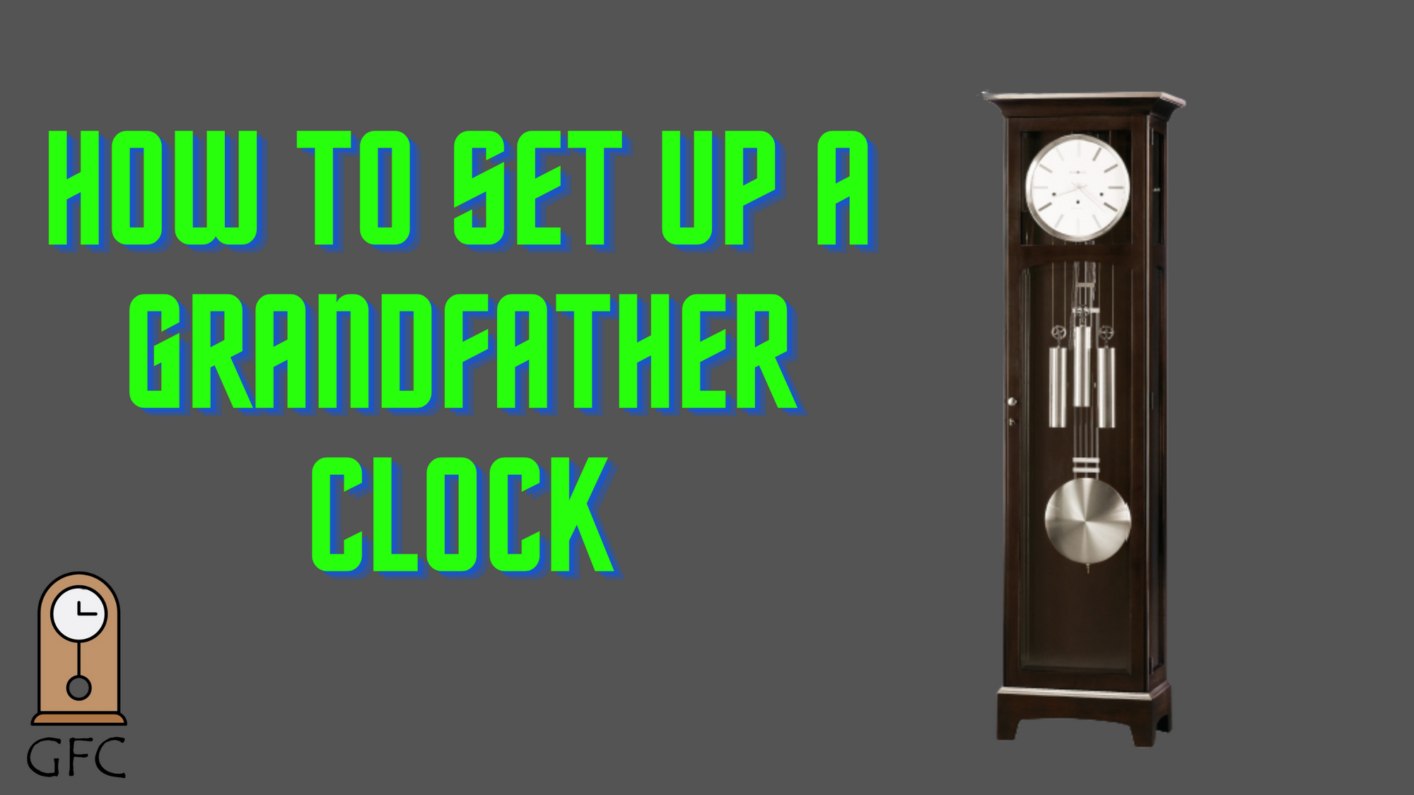 How to set up a grandfather clock (cable) Howard Miller Grandfather