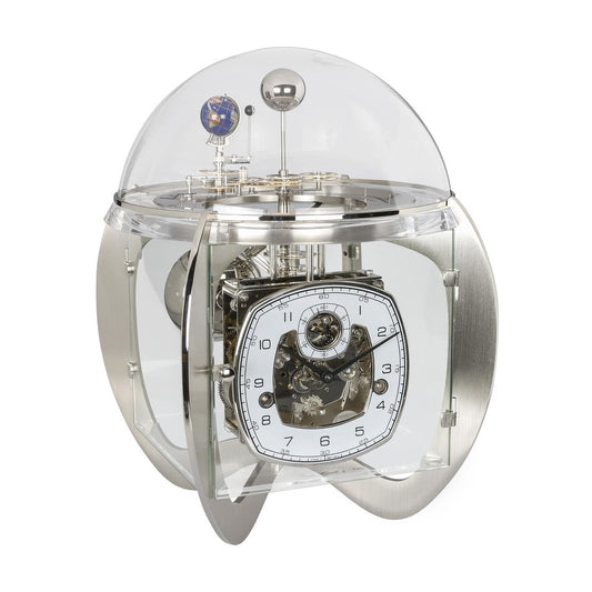 Hermle Astro (Nickel) - Mantel Clock - 23046000352 - Grandfather Clocks