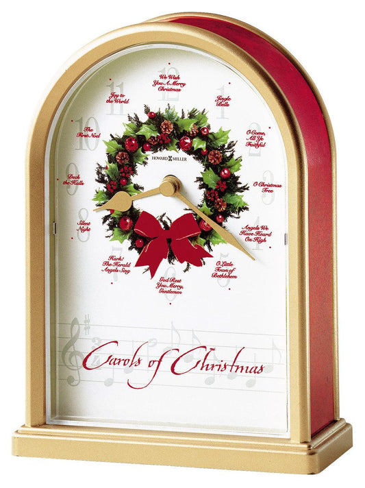 HOWARD MILLER CAROLS OF CHRISTMAS II TABLETOP CLOCK 645424 - Grandfather Clocks